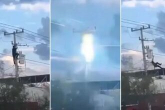 شاب يتعرض لحادث أثناء محاولة الفرار من الشرطة في ولاية نويفو ليون المكسيكية