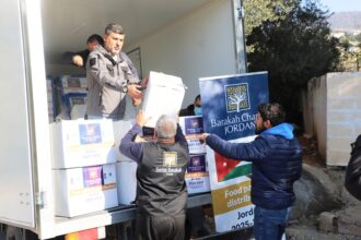 البركة الخيرية السويسرية توزع مساعدات غذائية للأسر العفيفة في راجب بعجلون