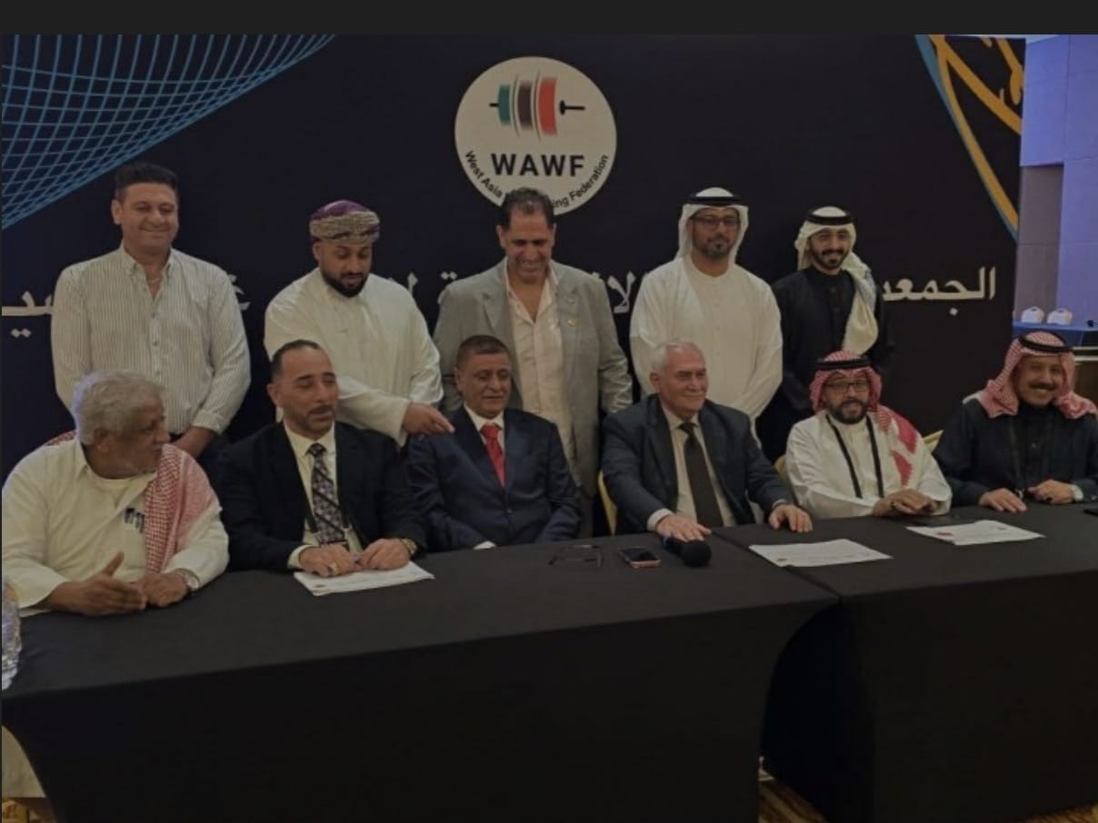 العميان نائبًا أول لرئيس اتحاد غرب آسيا لرفع الأثقال