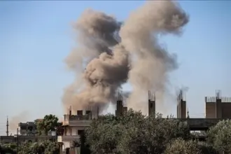 غارات على مواقع العصابات المسلحة في ريف السويداء