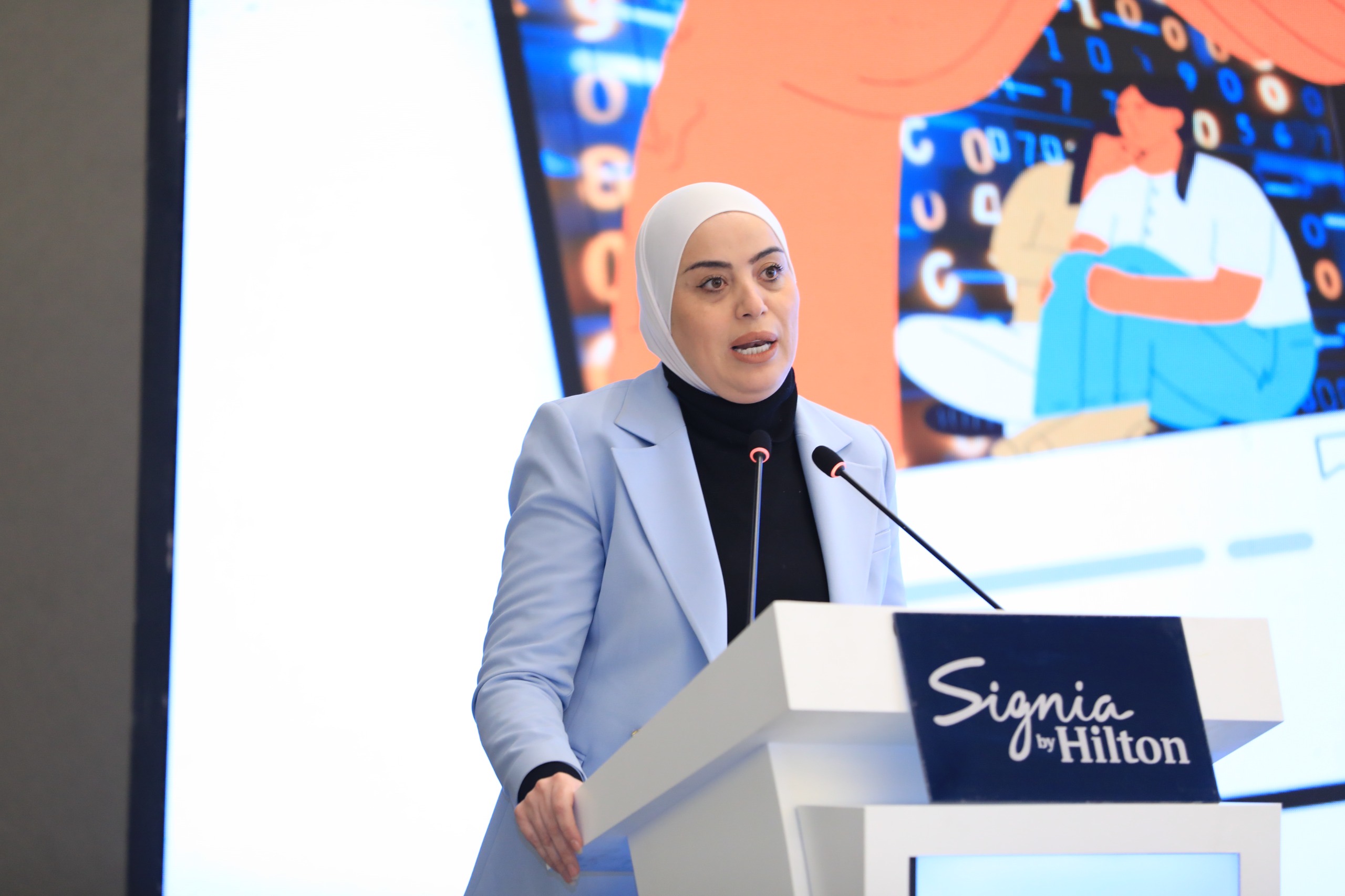 وزيرة التنمية الاجتماعية ترعى أعمال الجلسة النقاشية " مساحة أمان: العنف الرقمي بين الواقع والتطلعات"