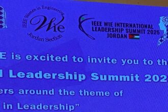 المهندسة لانا العضايلة تشارك في القمه الدولية للمرأه في الهندسه 2025 (IEEE WIE ILS)
