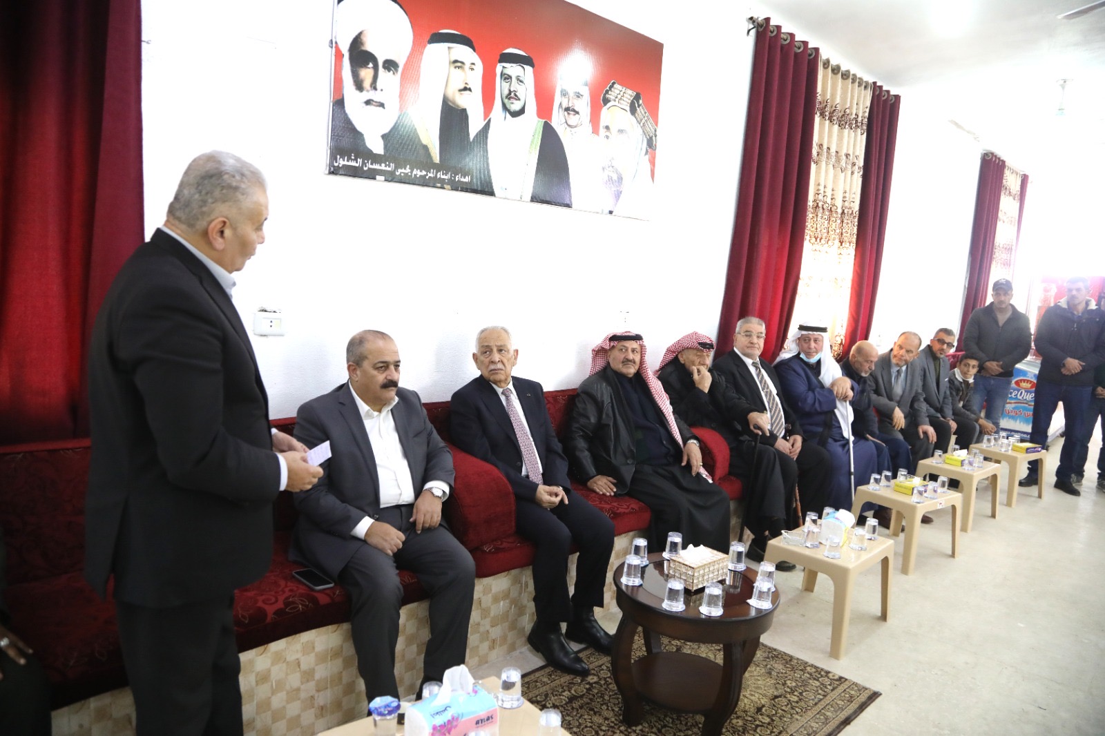 *مندوبا عن الملك وولي العهد.. العيسوي يعزي الشلول والصبيحات والغزالي والعثمان*