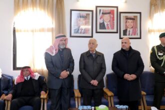 العيسوي ينقل تعازي الملك لعشيرة العربيات