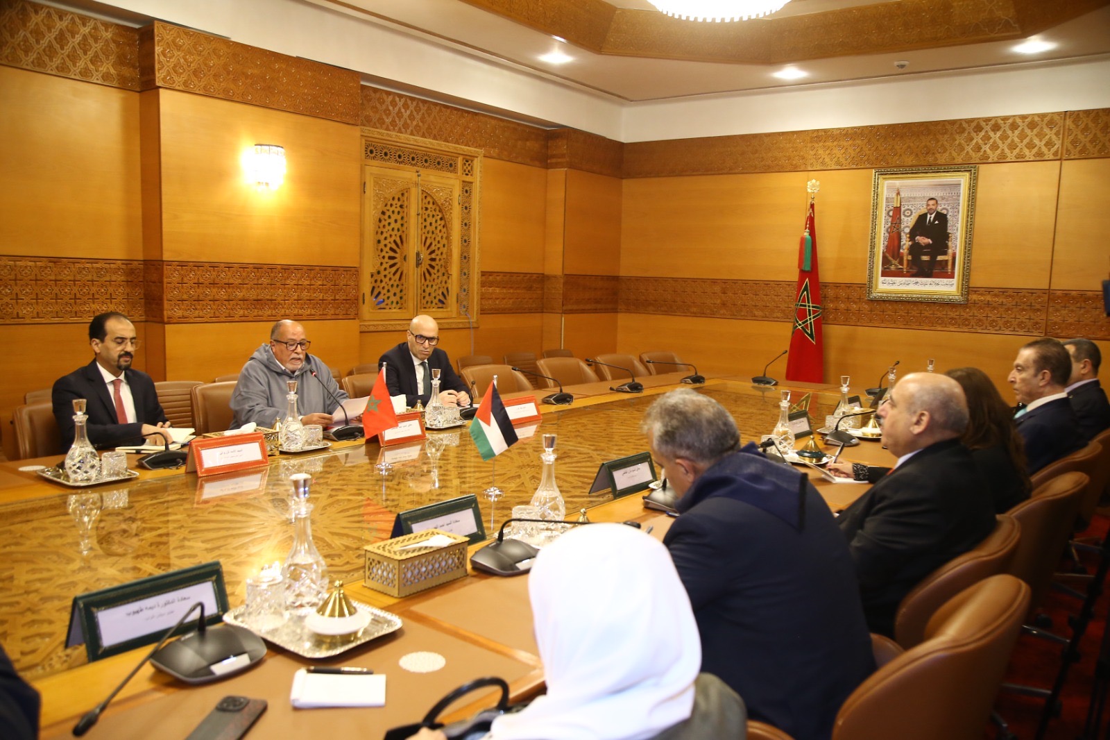 بالصور... وفد برلماني برئاسة القاضي يبدأ زيارته للمغرب