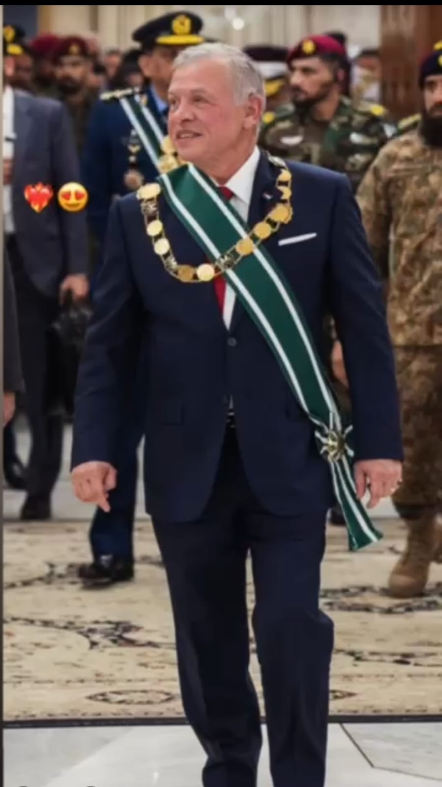 عشيرة الجراح تهنئ الملك بعيد ميلاده