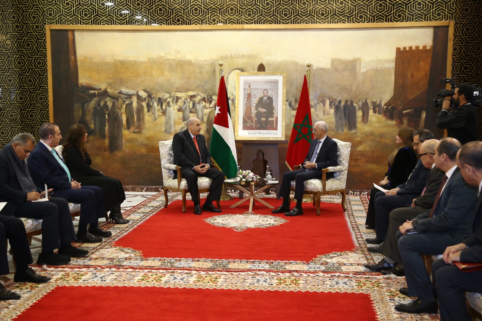 بالصور... وفد برلماني برئاسة القاضي يبدأ زيارته للمغرب