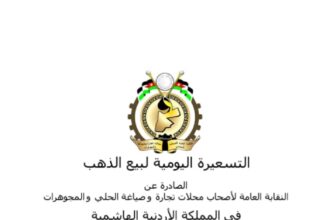 الذهب الأردني يسجل ارتفاعاً كبيراً في السوق المحلية