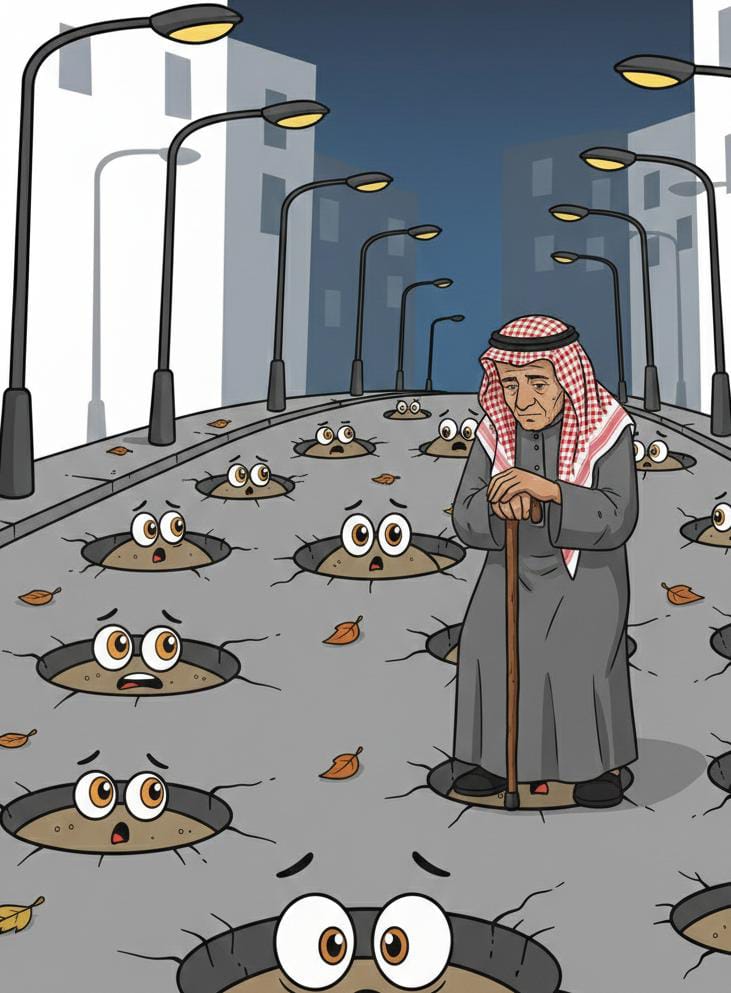 حفر شوارع عمّان الشرقية… إهمالٌ لا يحتمل وتأخيرٌ يهدد سلامة المواطنين
