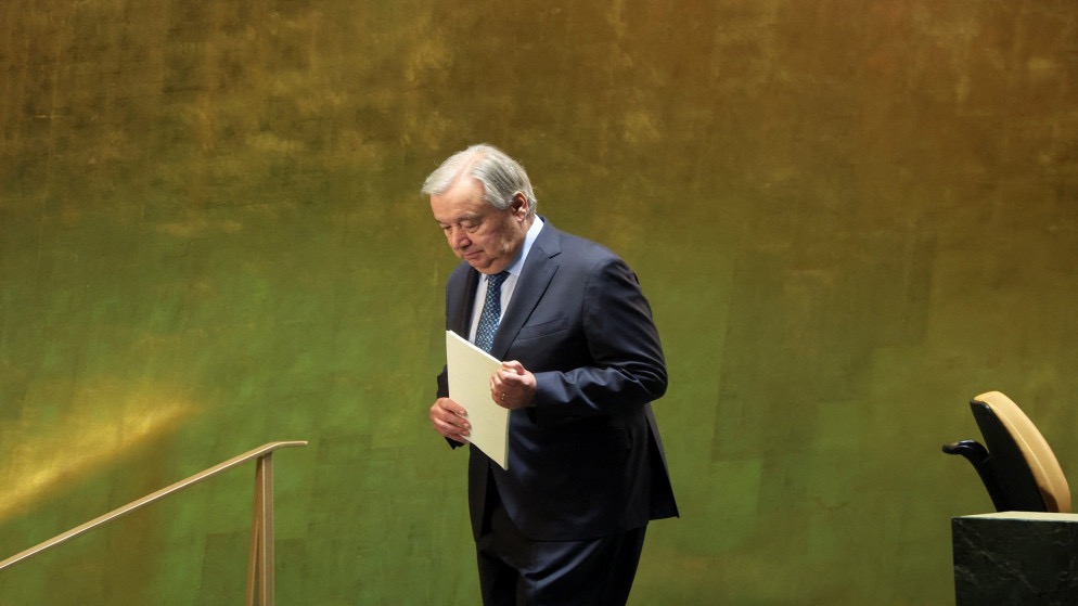 غوتيريش يهدد بإحالة إسرائيل إلى محكمة العدل الدولية لهذا السبب