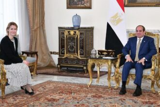 السيسي وكايا كالاس يؤكدان ضرورة تنفيذ وقف إطلاق النار بغزة وتسريع إعادة الإعمار