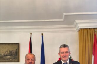 سماوي يلتقي السفير الهنغاري لدى الأردن