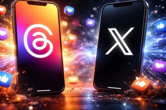 ثريدز تتفوق على إكس في الاستخدام اليومي عبر الهواتف المحمولة