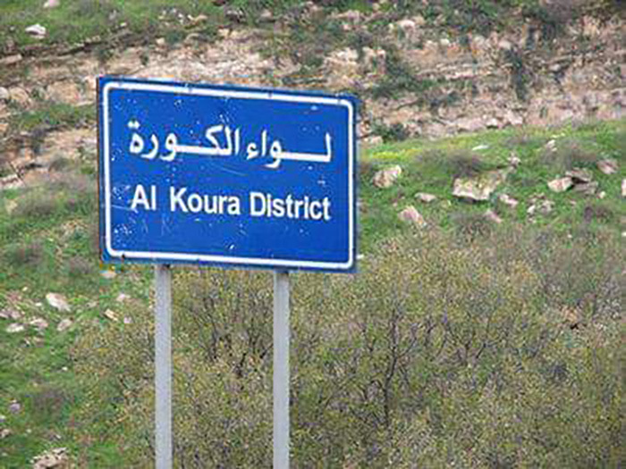 هطولات مطرية غزيرة في الكورة تبشر بموسم زراعي وسياحي واعد