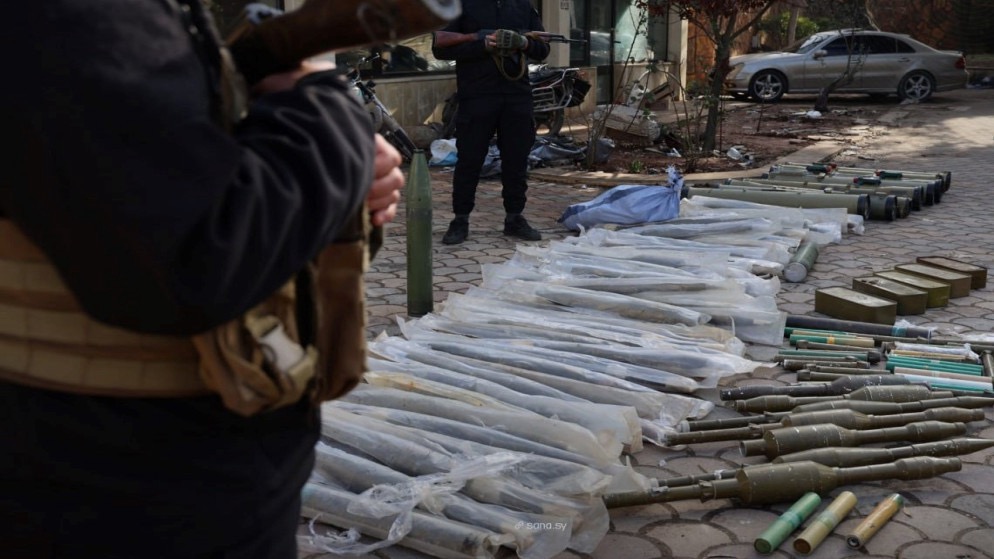 إحباط تهريب شحنة صواريخ وأسلحة إلى لبنان عبر ريف دمشق