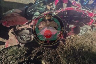 حادث تصادم على الطريق الصحراوي يسفر عن 3 وفيات وإصابتين