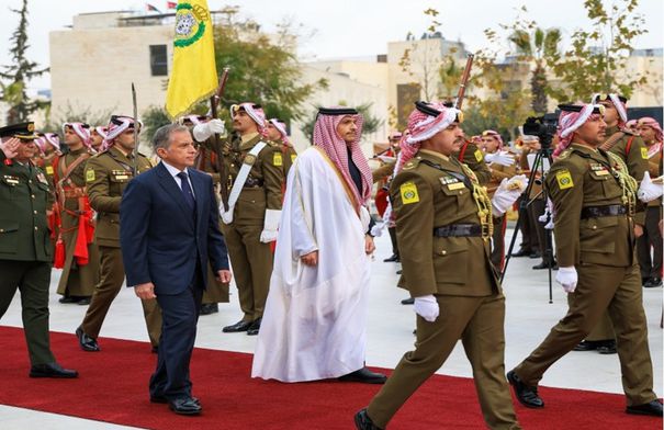 حسان يستقبل رئيس الوزراء القطري