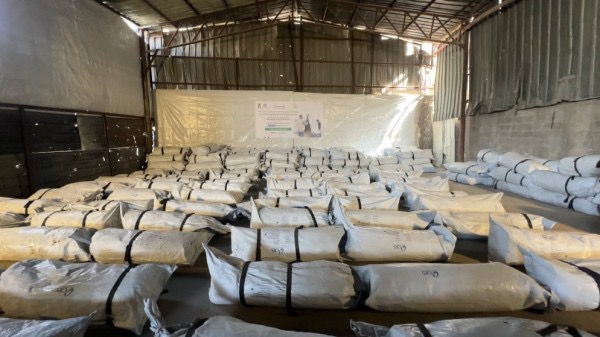 عاجل| الخيرية الهاشمية تواصل إقامة الخيام الإيوائية في غزة