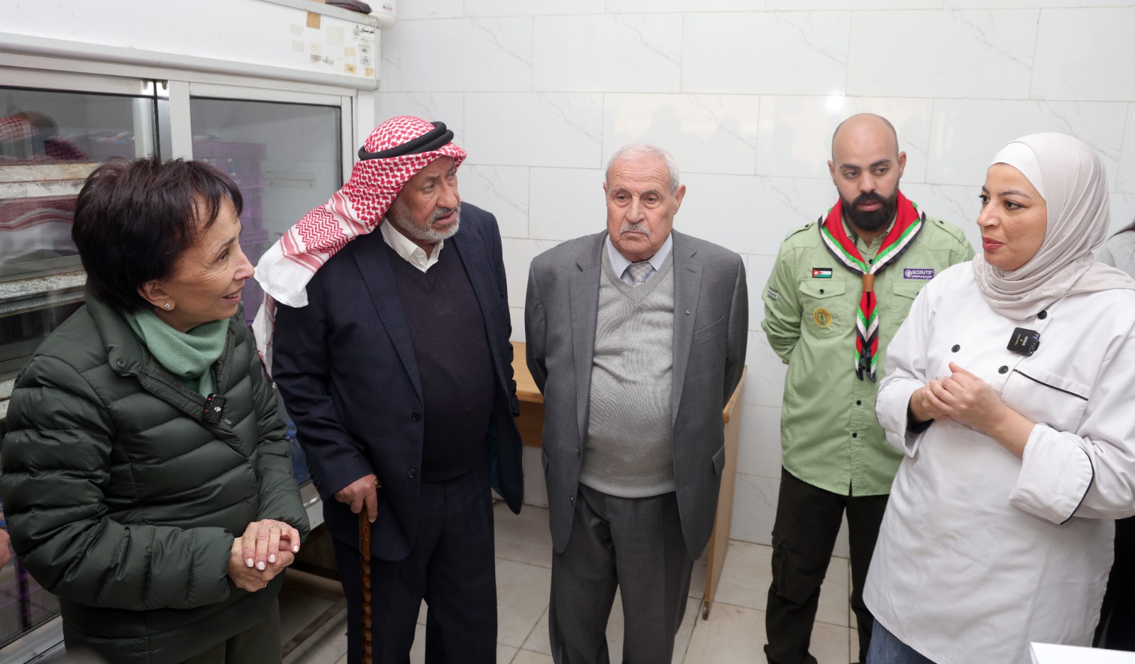  الأميرة بسمة تسلّم مساعدات حملة البر والإحسان في جبل النصر