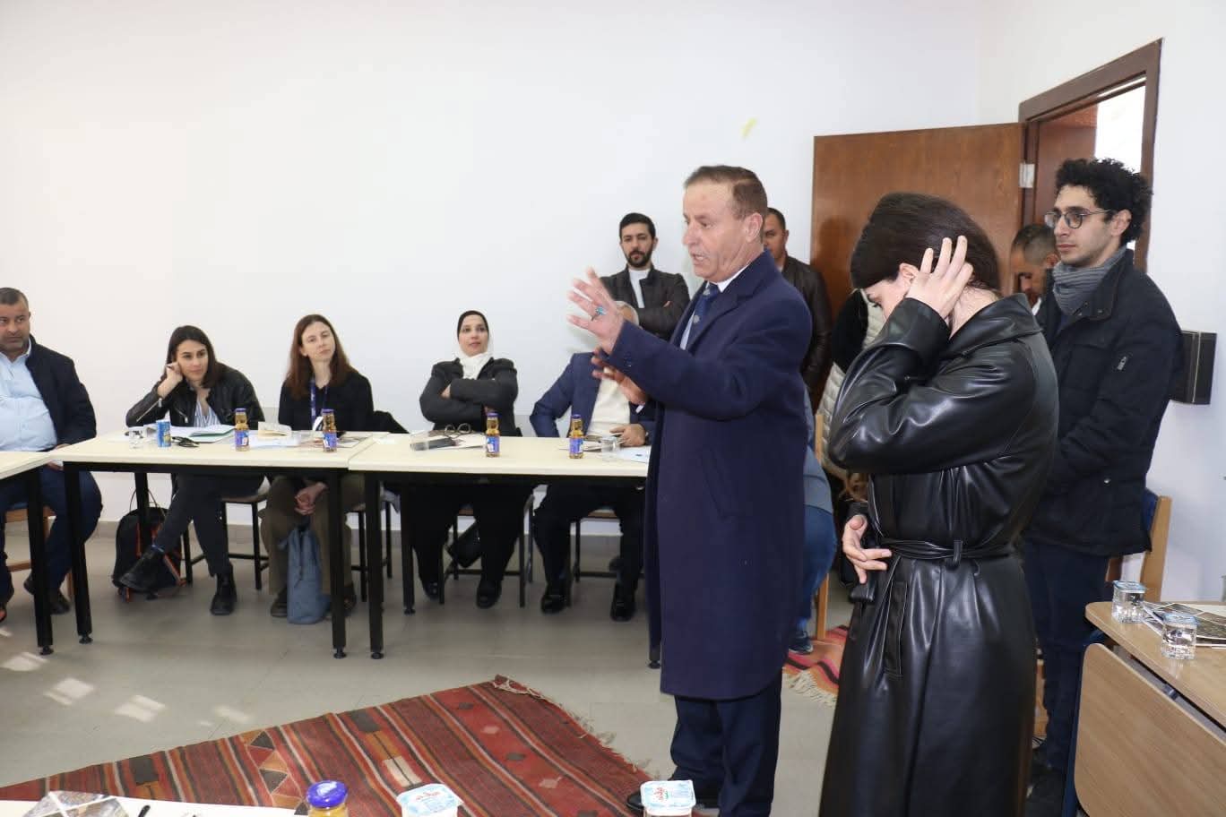 لجنة أكاديمية من جامعتي بولونيا ورافينا الإيطاليتين تزور معهد الفسيفساء