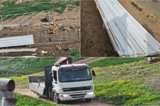 7 عائلات فلسطينية تبدأ تفكيك منازلها بالأغوار الشمالية بعد اعتداءات المستوطنين