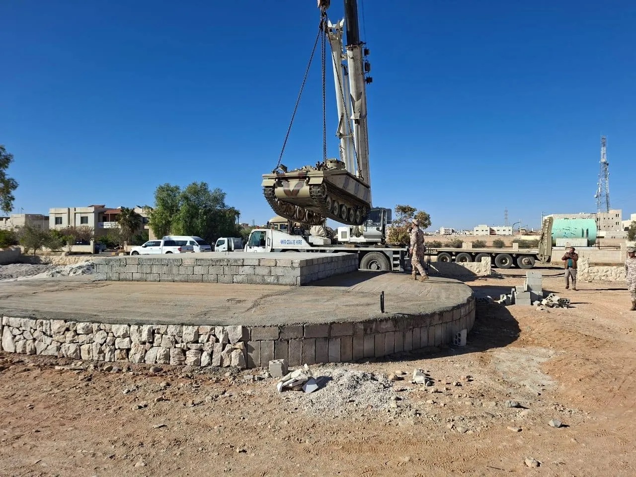 بلدية معان الكبرى تؤكد جاهزية موقع ناقلة الجنود المهداة