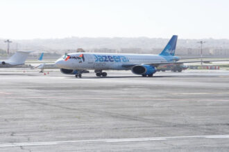 مطار عمّان يرحب بأولى رحلات الجزيرة