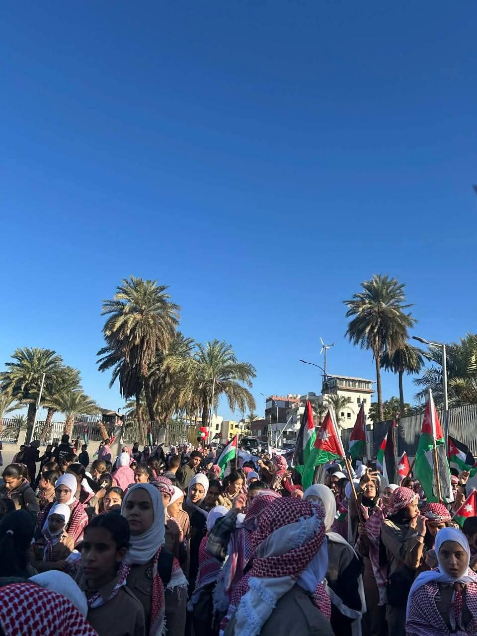 بالصور .. العقبة: مسيرة وطنية حاشدة بمناسبة عيد ميلاد الملك