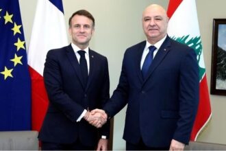 عون يتلقى دعوة ماكرون لترؤس مؤتمر دولي لدعم الجيش اللبناني