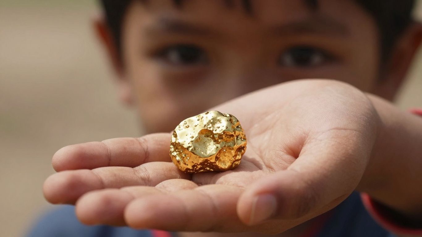 طفل يأخذ ذهب والدته ويهديه لزملائه في المدرسة