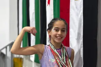 جوري القضاه تهيمن على ذهب الجمباز وتُتوَّج بطلة للمملكة