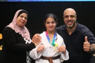 الأردنية لين العواد تحرز برونزية كأس العرب