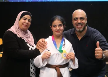 الأردنية لين العواد تحرز برونزية كأس العرب