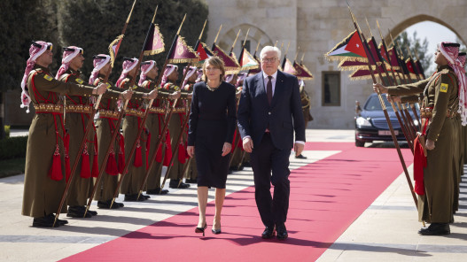 الرئيس الألماني يختتم زيارته للأردن ويغادر عمان