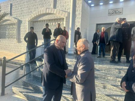 العيسوي ينقل واجب العزاء من جلالة الملك وولي العهد لذوي المرحومين الغرايبة وكورشلو