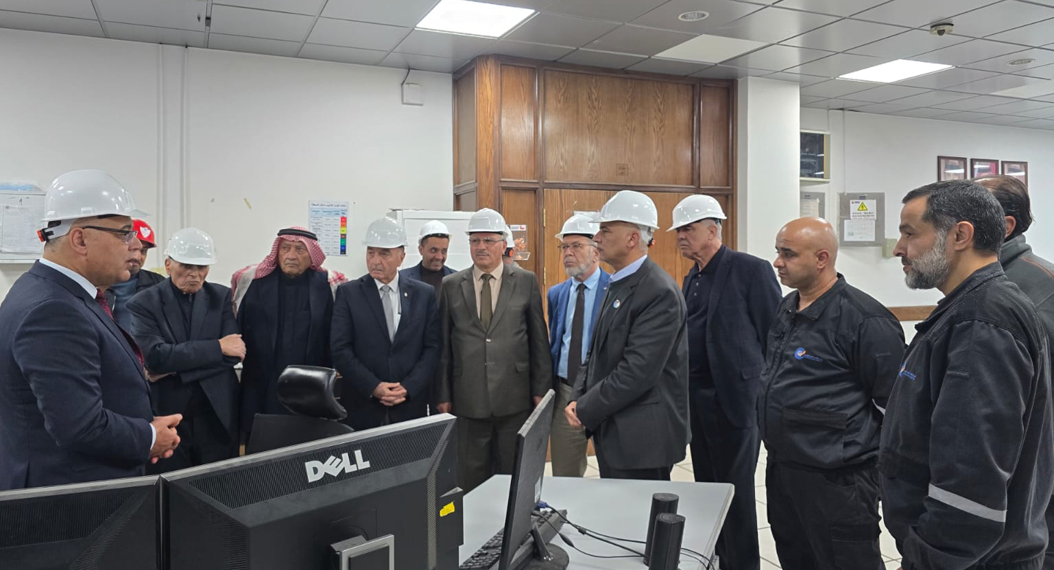 طاقة الأعيان تزور محطة السمرا لتوليد الكهرباء