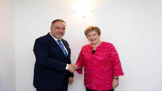 وزير المالية يجتمع برئيسة صندوق النقد الدولي في دبي