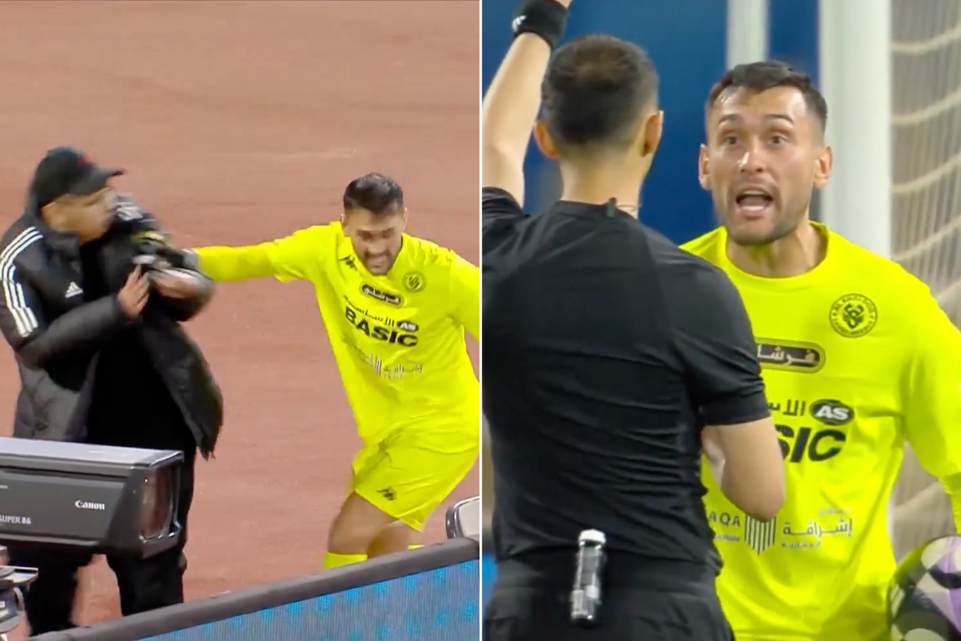 صورة حول : فيديو الـ 4 ملايين مشاهدة.. حارس الخلود في مرمى النيران بعد واقعة دفع (جامع الكرات) فيديو الـ 4 ملايين مشاهدة.. حارس الخلود في مرمى النيران بعد واقعة دفع (جامع الكرات)