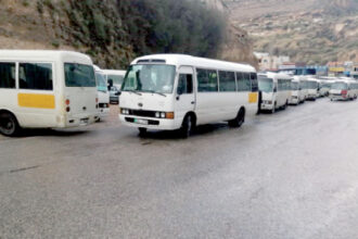 تطبيق نظام تردد منتظم لحافلات الطفيلة – عمان