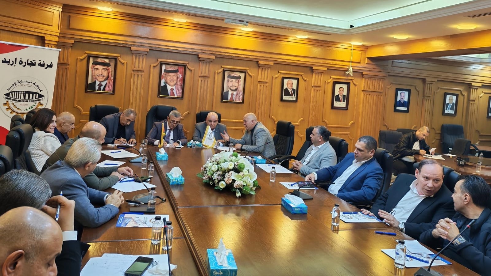 لجنة العمل والتنمية الاجتماعية تطلع على واقع الصناعات وسوق العمل في إربد