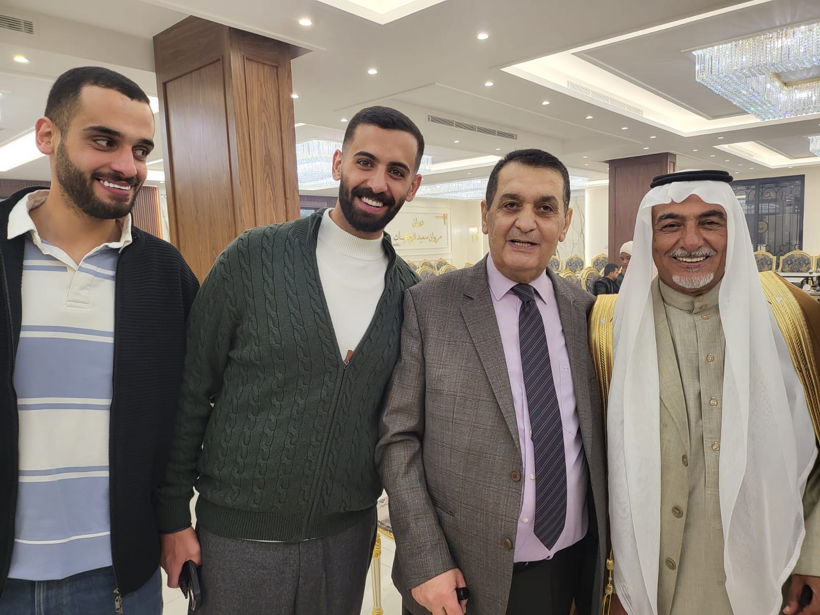 مأدبة إفطار كبرى احتفاءً بتخرج ابناء مروان الركيبات في ديوانه بدابوق