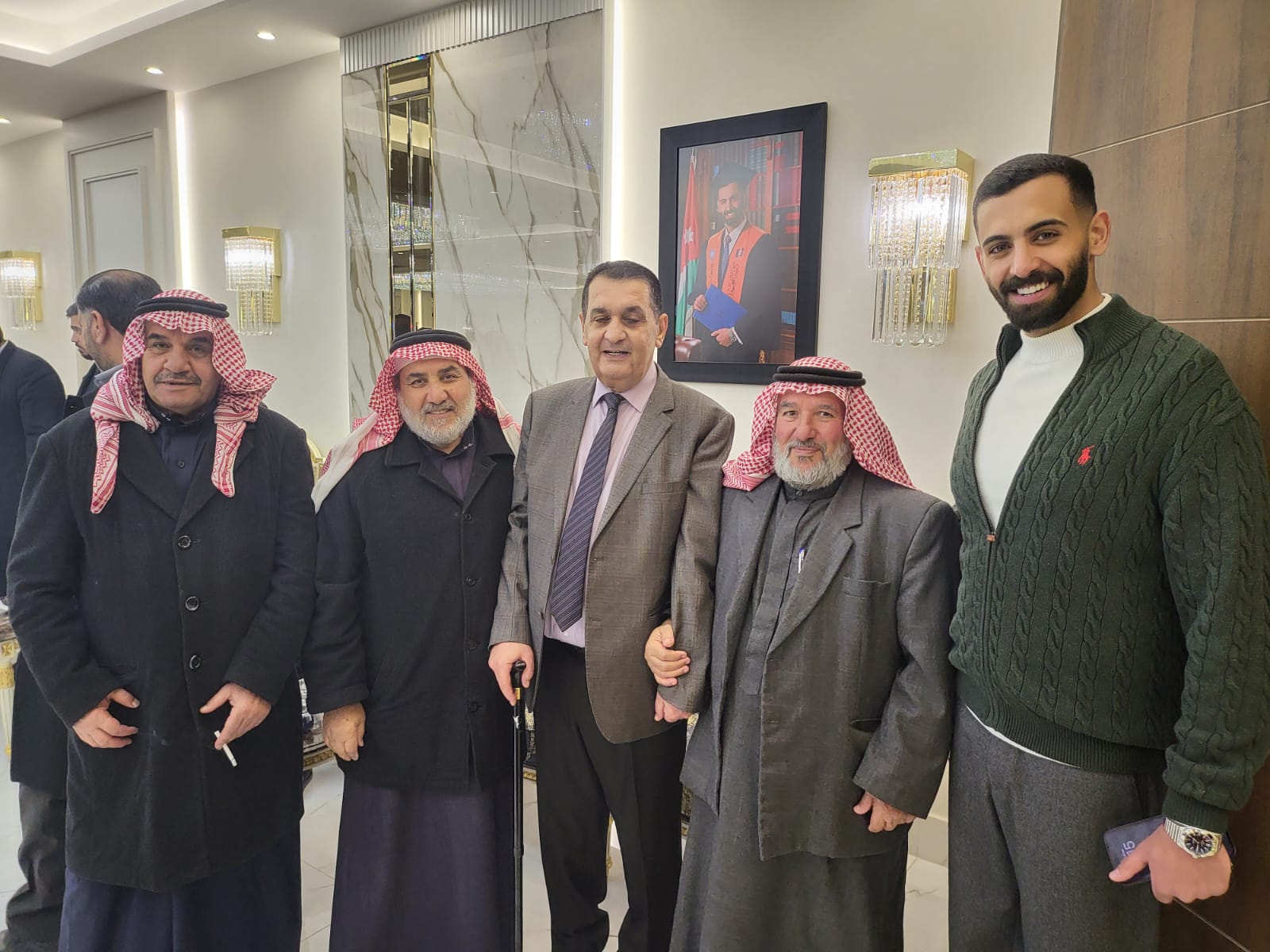 مأدبة إفطار كبرى احتفاءً بتخرج ابناء مروان الركيبات في ديوانه بدابوق