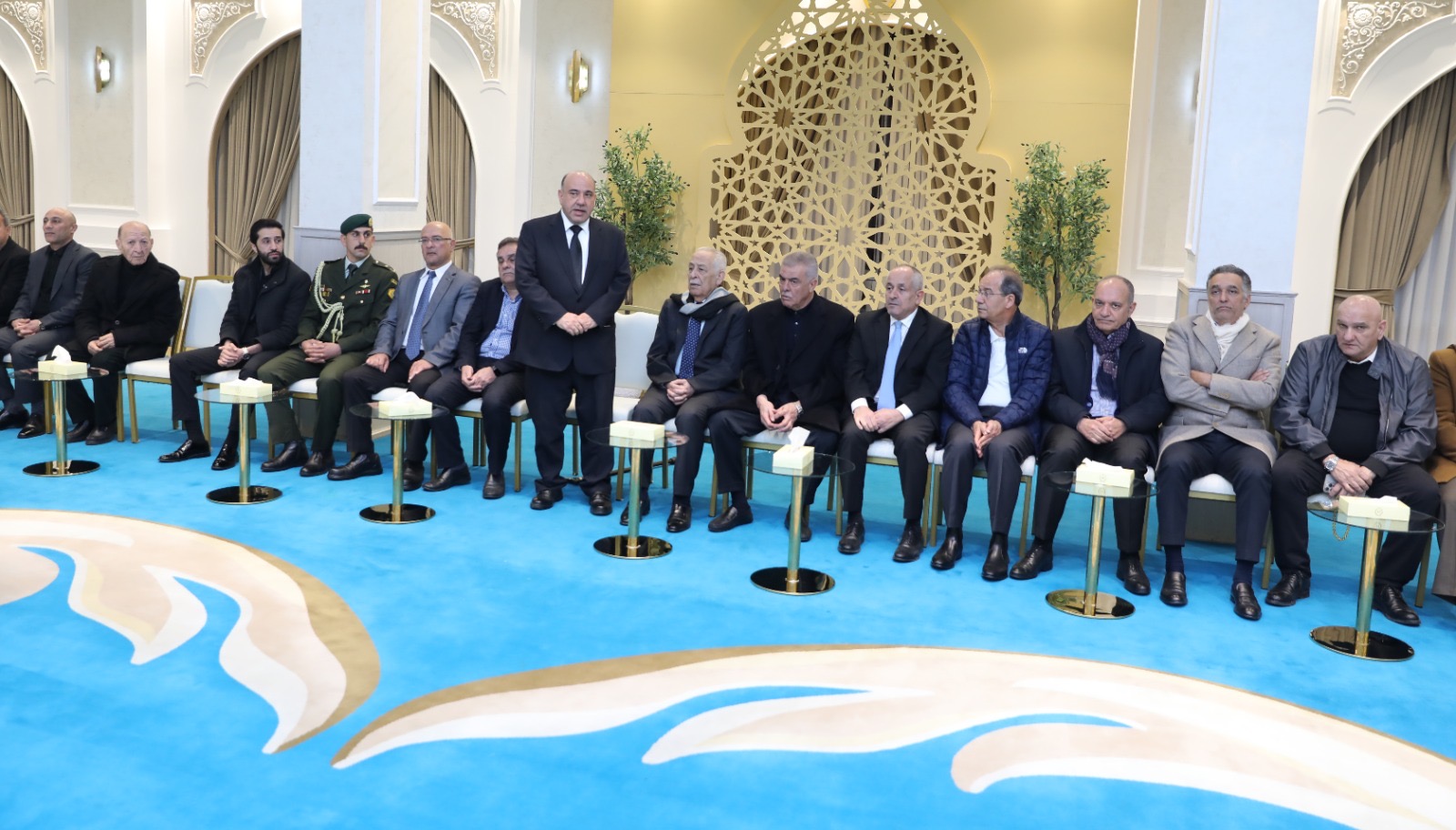 *مندوبا عن الملك وولي العهد...العيسوي يعزي الحديد وماضي والمجالي والخمايسة والريحاني*