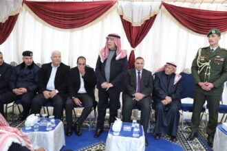 *مندوبا عن الملك وولي العهد...العيسوي يعزي عشيرتي الغويري والشحاحدة*