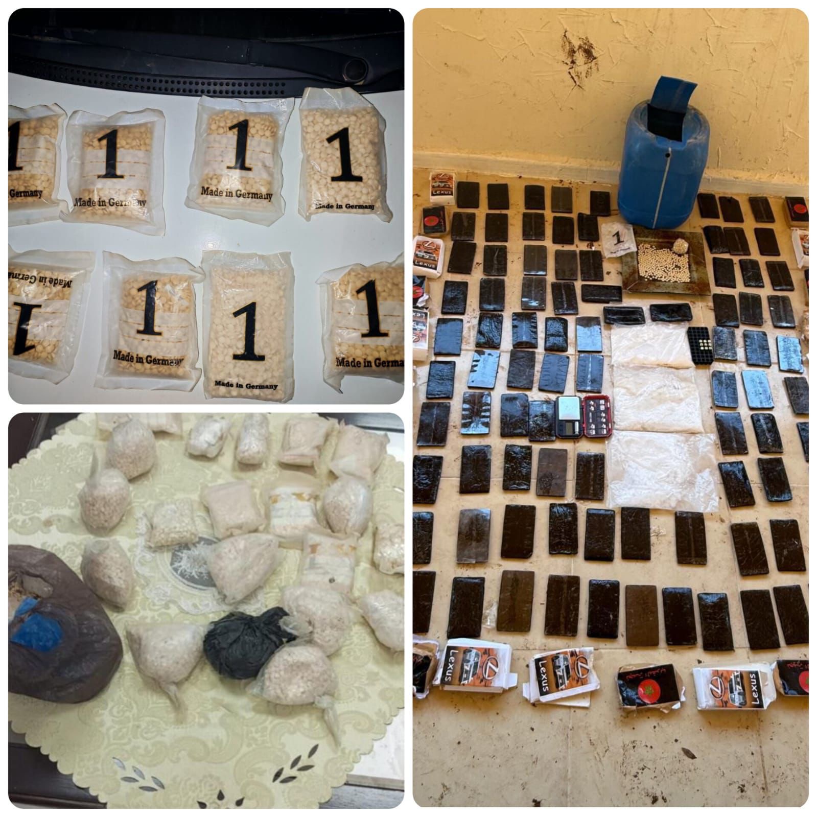 الأمن العام: 13 قضية مخدرات خلال أيام والقبض على 23 شخصاً