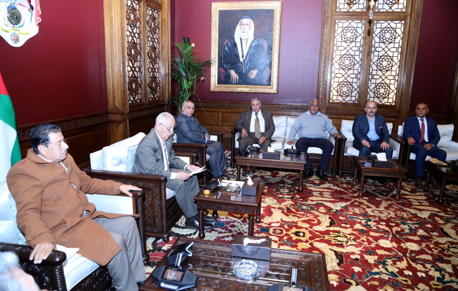 العيسوي يلتقي وفدا من منتدى حلاوة الثقافي وجمعية وادي ازقيق السياحية