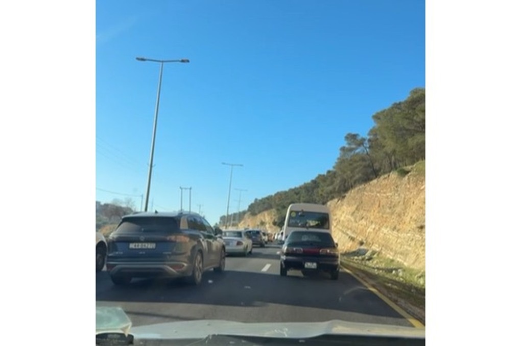 حادث تصادم عند طلوع سلحوب