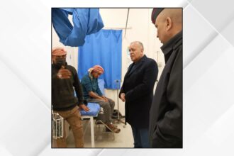 محافظ مادبا يتفقد مصابي سقوط شظايا في ذيبان