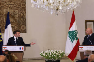 عون يطلب من ماكرون التدخل لمنع استهداف ضاحية بيروت الجنوبية