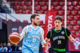 الفيصلي يستهل مشواره في كأس الأردن لكرة السلة بفوز كبير على شباب بشرى